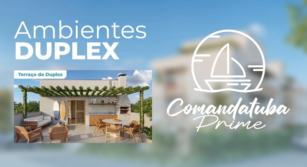Terraço do duplex com área gourmet